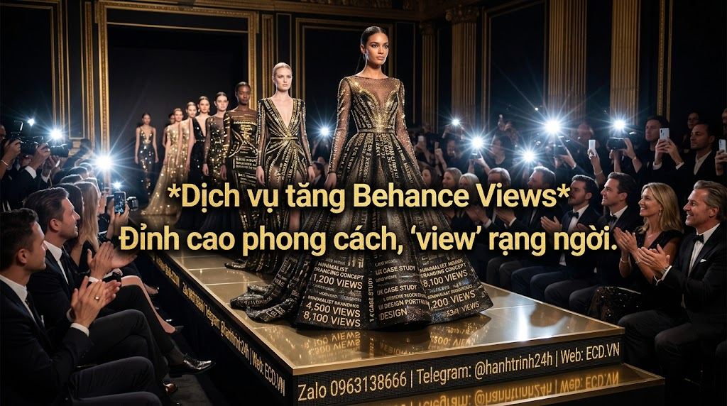 dịch vụ tăng behance views 2026 adobe behance