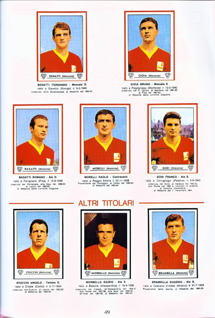 Calciatori 1964 1965 ( Panini) page 0031 — Postimages