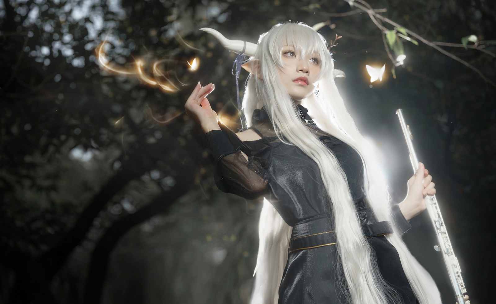 Cien恩恩 明日方舟 闪灵 Cosplay 角色还原高清写真（14P｜37MB）插图4