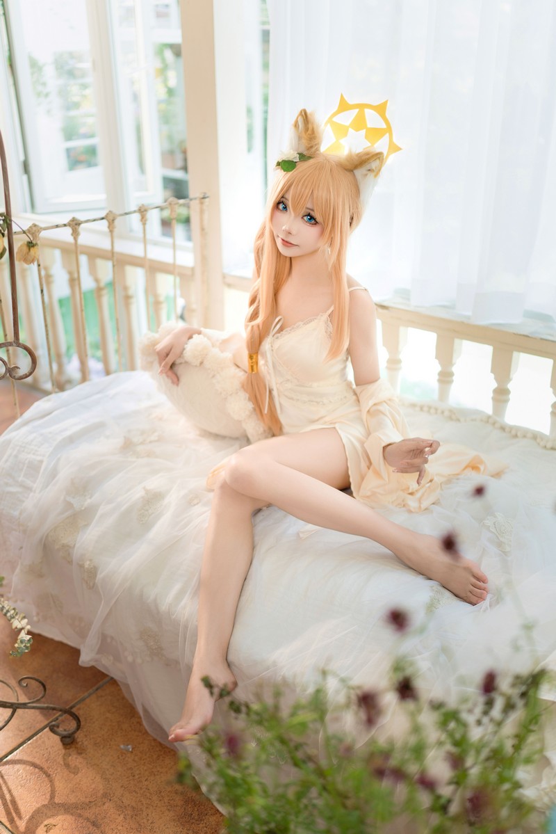 艾西Aiwest 碧蓝档案伊落玛丽睡衣Cosplay写真图集 高清图集 34P (102.2M)插图3