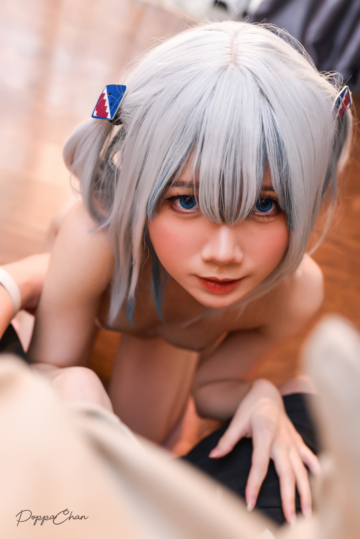PoppaChan Gawr Gura Cosplay HD Set – 47 Photos 220MB插图2