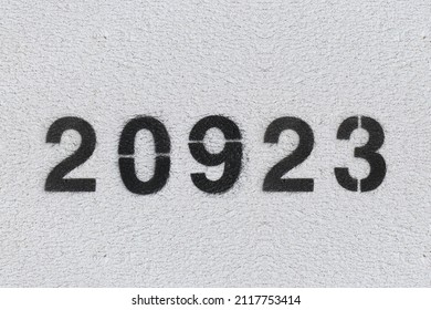 black number 20923 on white 260nw 2117753414