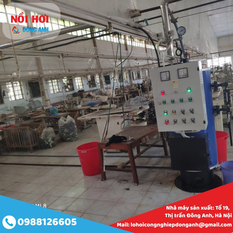 nồi hơi đốt điện 72kw