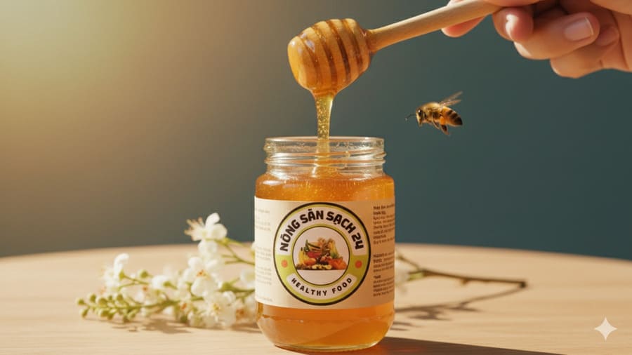 Màu mật ong hoa nhãn khi chính vụ