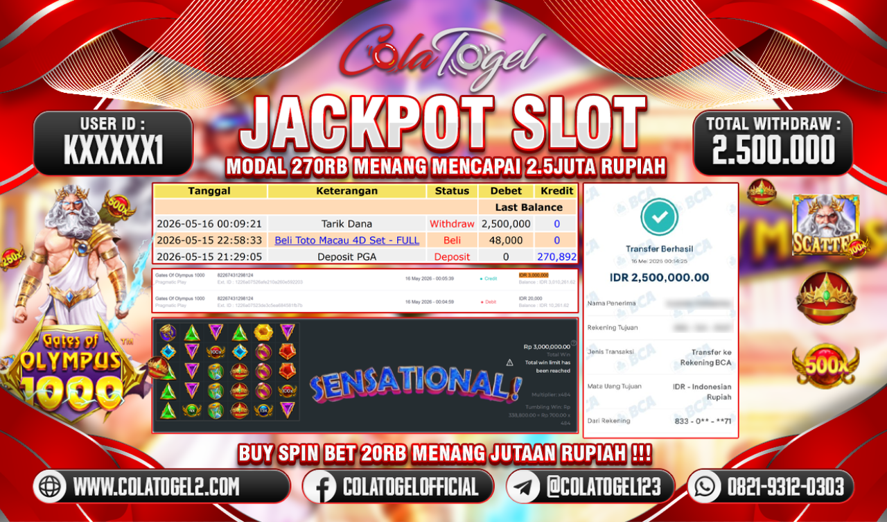 JACKPOT SLOT GACOR!!