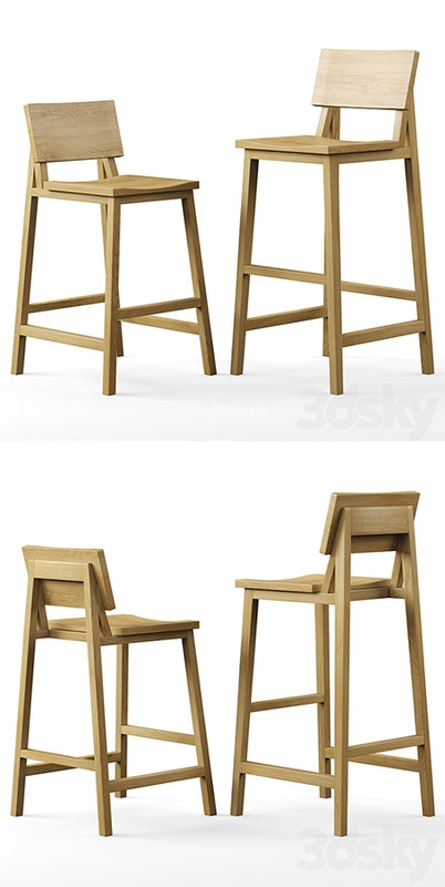 Ethnicraft bar stools