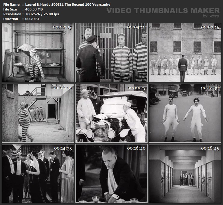 Laurel & Hardy S00E11 The Second 100 Years.mkv