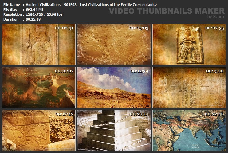 Ancient Civilizations - S04E03 - Lost Civilizations of the Fertile Crescent.mkv