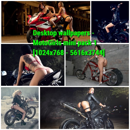 Desktop wallpapers - MotoGirls mini pack 1