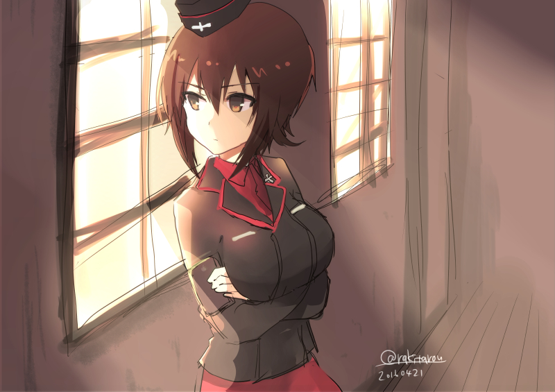 nishizumi-maho-girls-und-panzer-drawn-by-raki-kuroe-f43dafdcb8cc7be7355c394001121d90