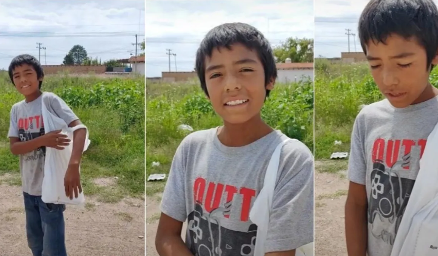 Recorría a diario 40 minutos rumbo a la escuela, su historia conmueve