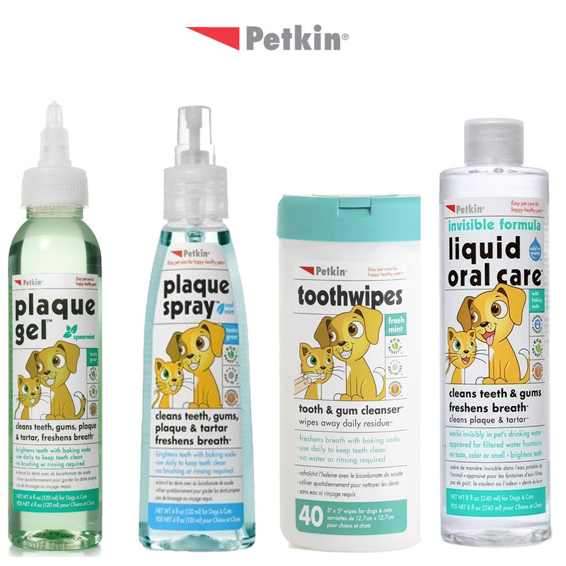 Petkin Plaque Gel Spray Oral Care Dog Cat Puppy Toothpaste Teeth Cleaner Dental eBay