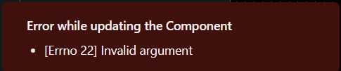Langflow Error 22 Invalid Argument