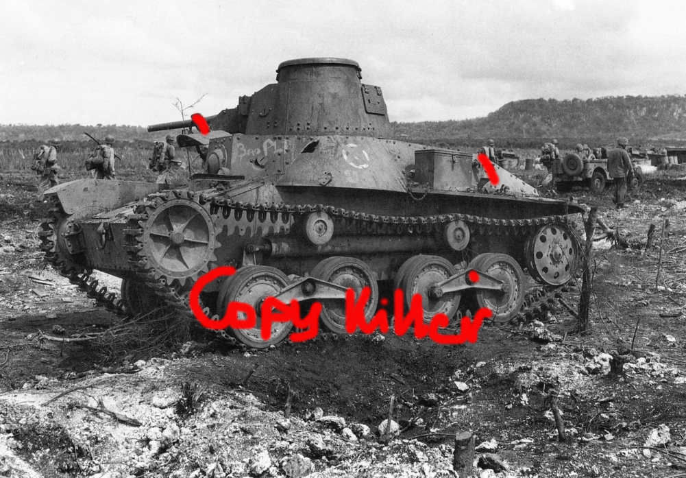 Japanese Type 95 Ha-Go Tank on Tinian (1)
