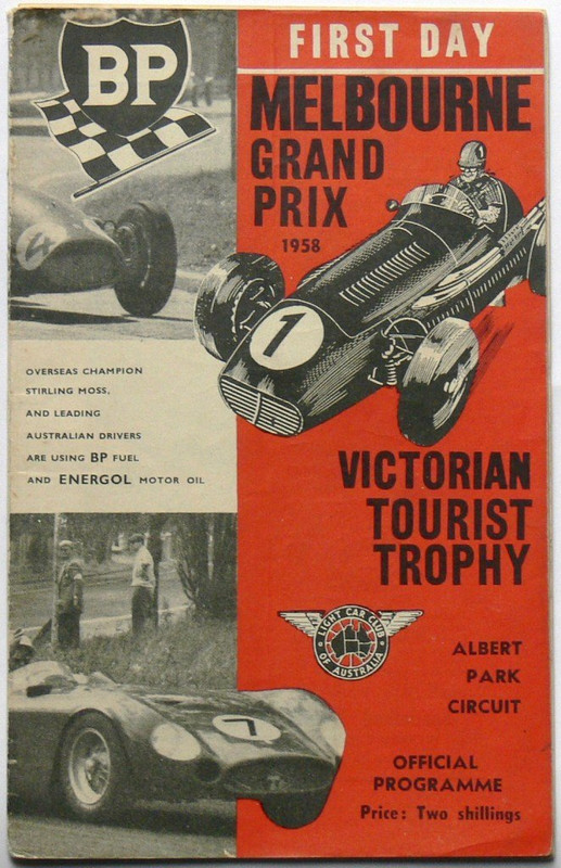 TJ A7 1958 Albert Park cover