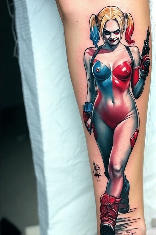 amazing-tattoo-design-Harley-Q-1