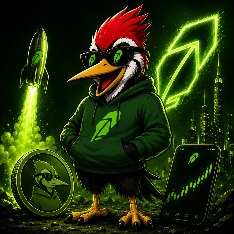 Mascot Pecking Rocket