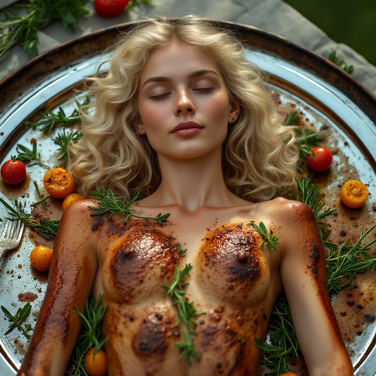 Garden wedding wom served Blonde 0 02