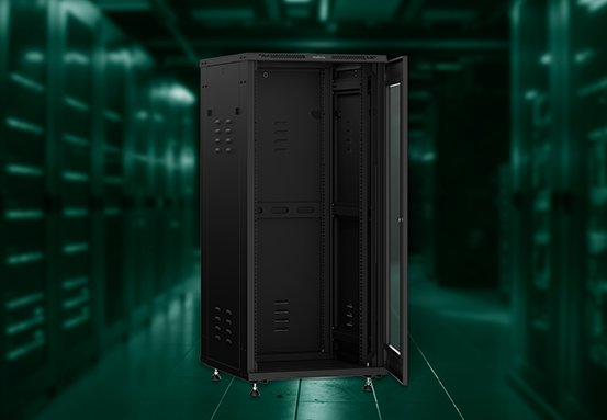 Rack de Piso Intelbras RPD 2867 desmontado para transporte