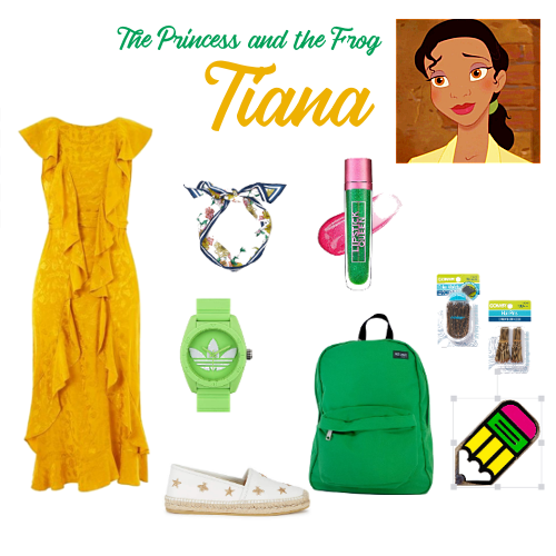tiana fashion collage