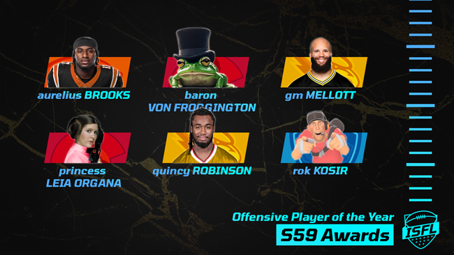 031 ISFL offensive player of the year NOM