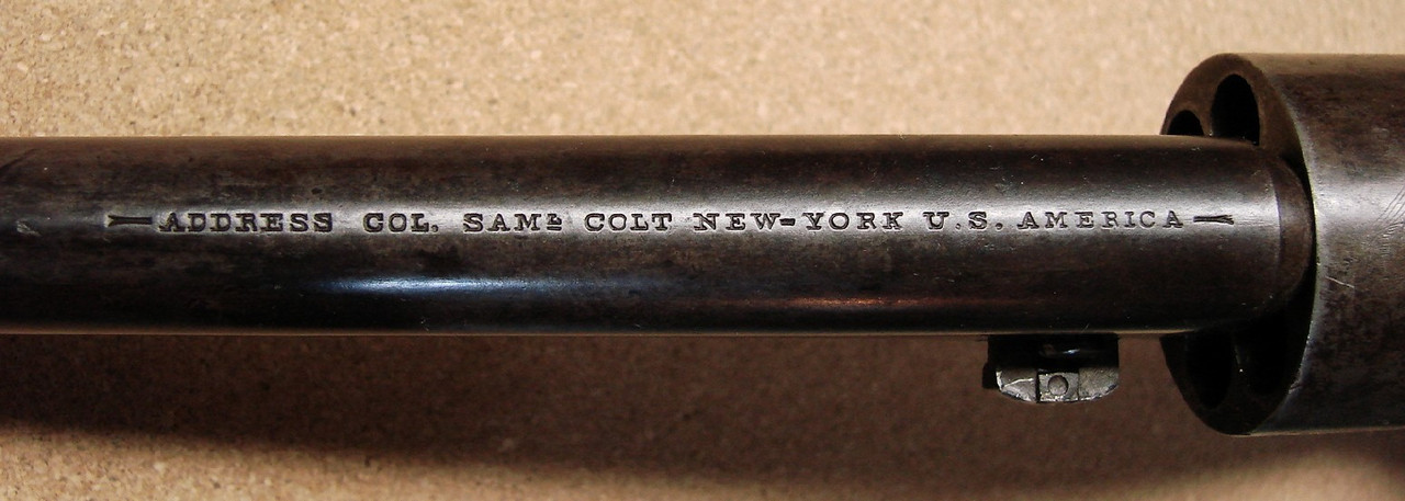 5 Colt Army barrel address