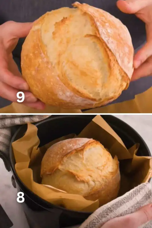 bake bread in oven