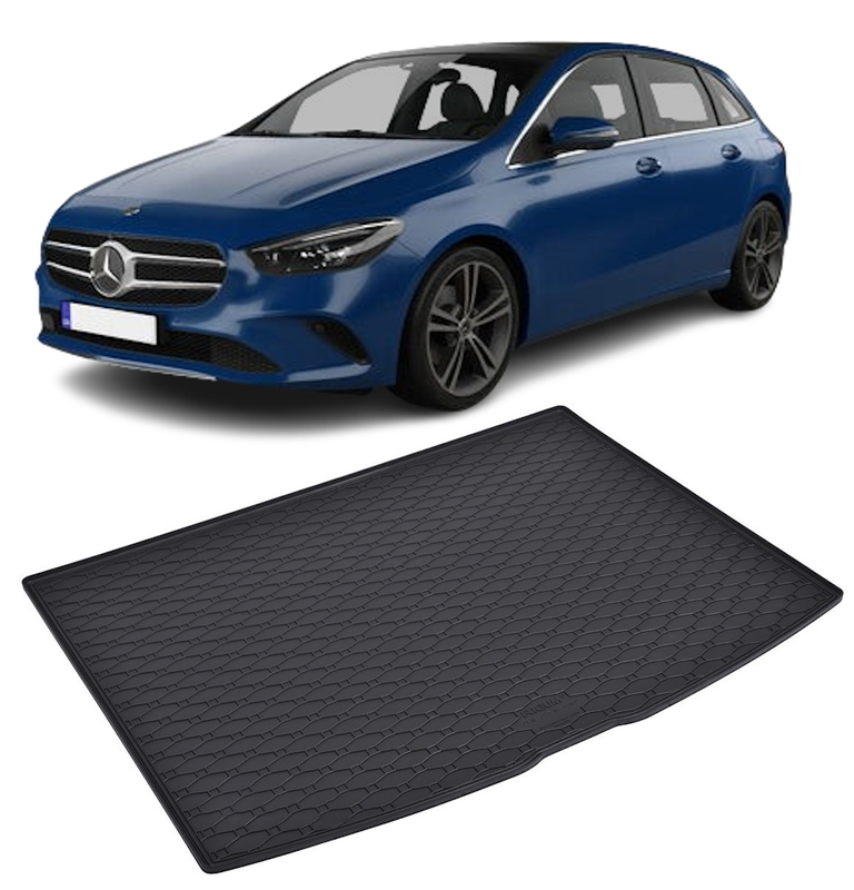 Tavita auto MERCEDES B-Klasse 2019-prezent, protectie portbagaj, Cri-Flo, din cauciuc 100%, compatibil cu autoturismul MERCEDES B-Klasse