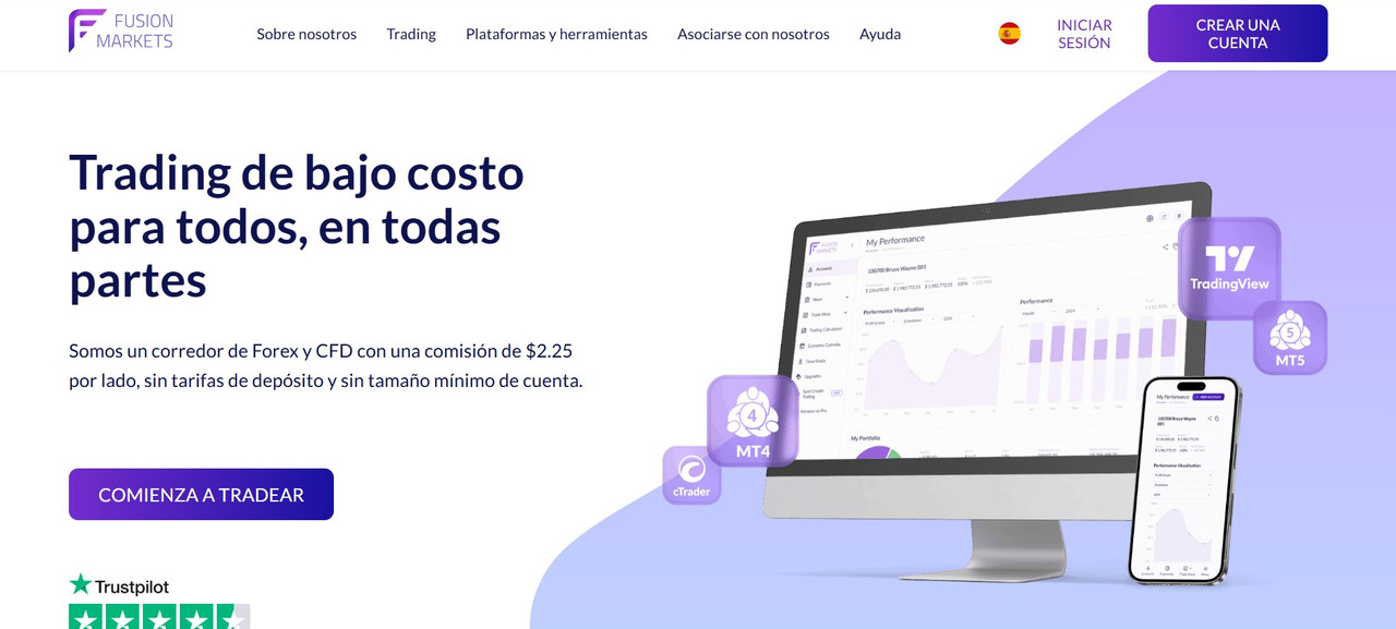 Fusion markets chile asic regulated low cost forex and cfd broker.