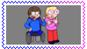 stamp of dave and muko's renders spinning around in a circle
