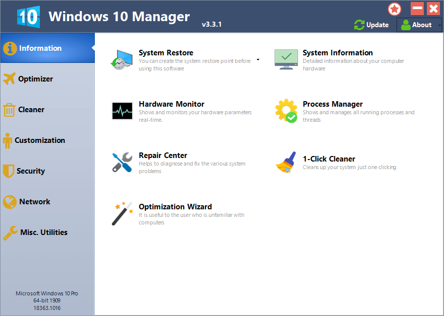 Yamicsoft Windows 10 Manager 3.4.2 Multilngual Yamicsoft Windows 10 Manager 3.4.2 Multilngual