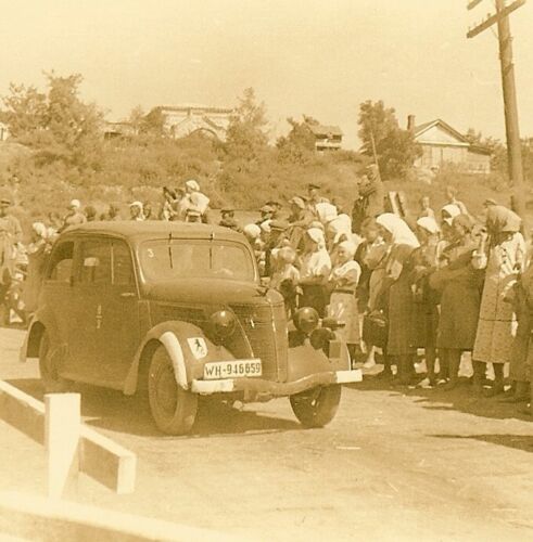 Wehrmacht Unit Marked Staff Car (WH-916659) on Russian Road; 1942