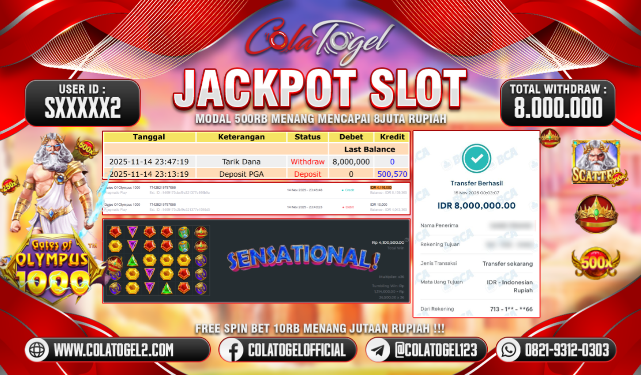 JACKPOT SLOT GACOR!!