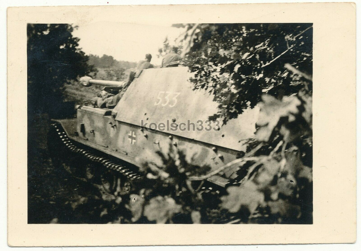 Foto Jagdpanzer Tiger Sd.Kfz. 184 ELEFANT FERDINAND schwere Panzerjäger Abt. 653