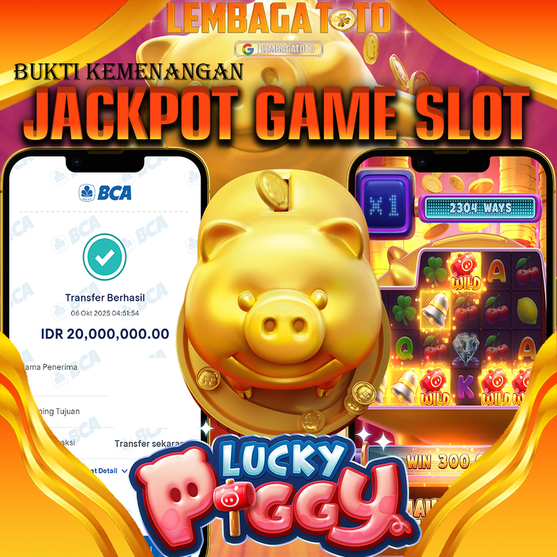 BUKTI JACKPOT 07 OCTOBER LEMBAGATOTO LUCKY PIGGY Rp.20.000.000,- LUNAS
