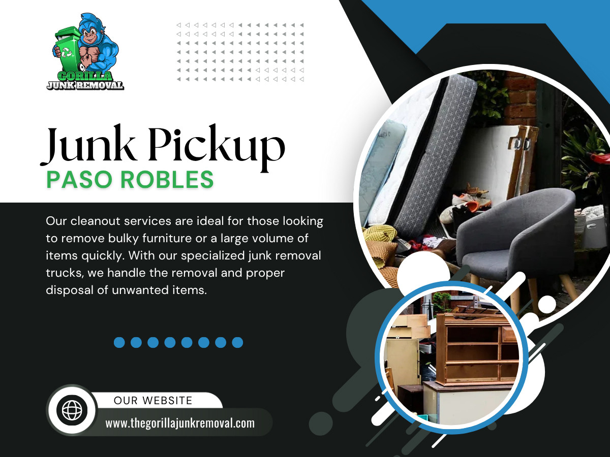 Junk Pickup in Paso Robles