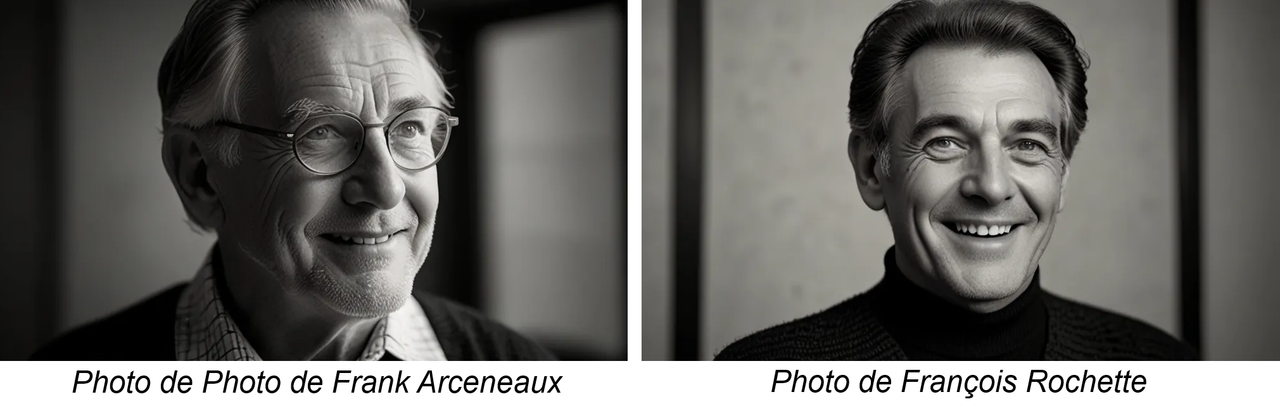 Photo des artistes Frank Arceneaux et François Rochette Photo des artistes Frank Arceneaux et François Rochette