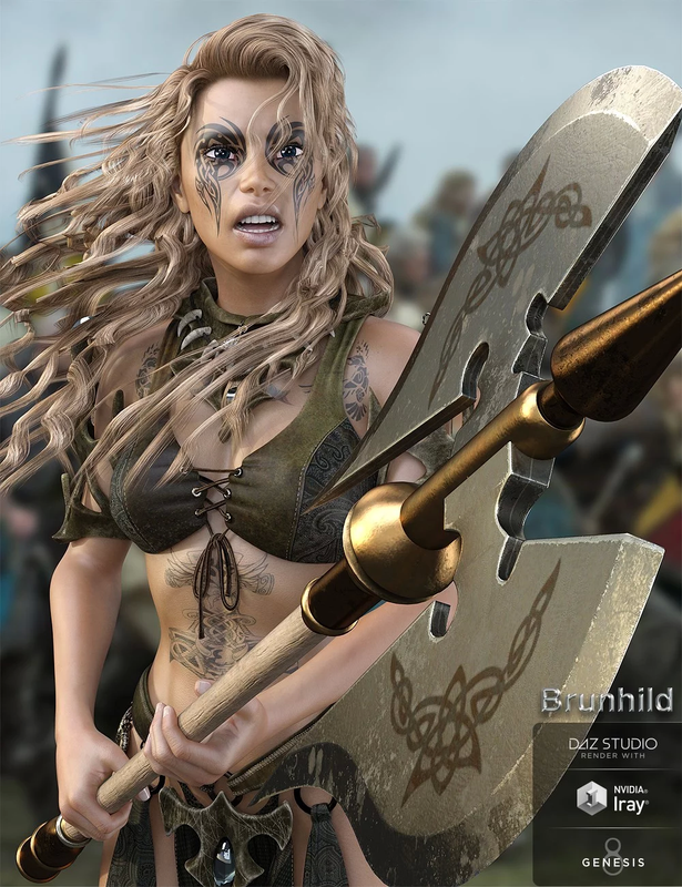 Brunhild for Genesis 8 Female Brunhild for Genesis 8 Female