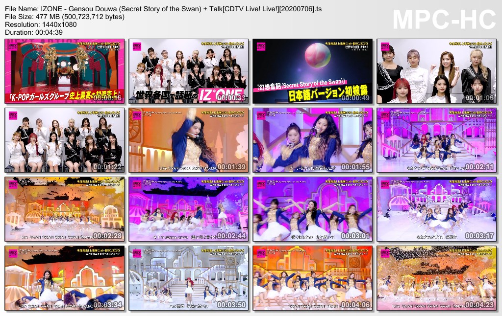 IZONE - Gensou Douwa (Secret Story of the Swan)   Talk[CDTV Live! Live!][20200706].ts_thumbs_[2020.0