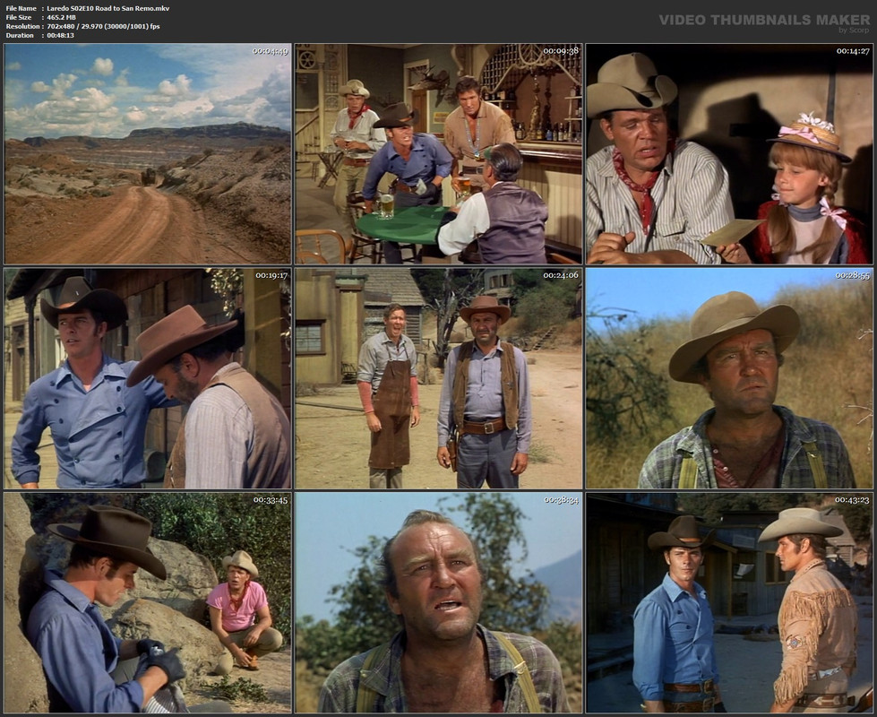 Laredo S02E10 Road to San Remo.mkv