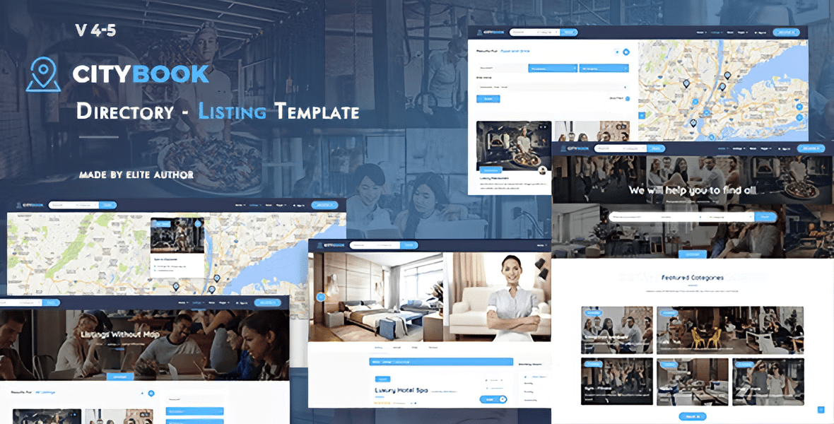 Citybook Directory Listing Template HTML Bliter GPL Citybook Directory Listing Template HTML Bliter GPL