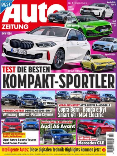 Cover: Auto Zeitung Magazin No 03 vom 17  Januar 2024