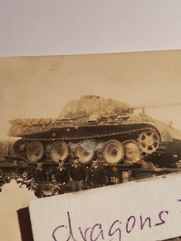 Foto Bahnhof Nürnberg Panzer Panther Bahntransport Osten Panzermänner