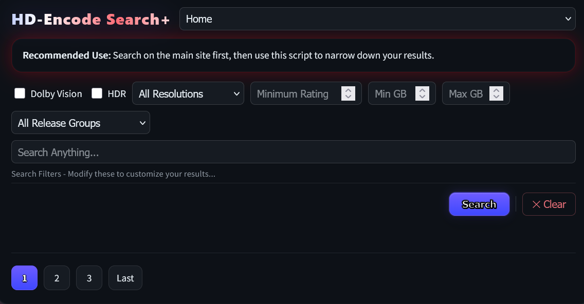 HDEncode Search Plus