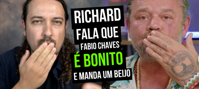 Richard Rasmussen elogia Fabio Chaves, mas ataca novamente o veganismo