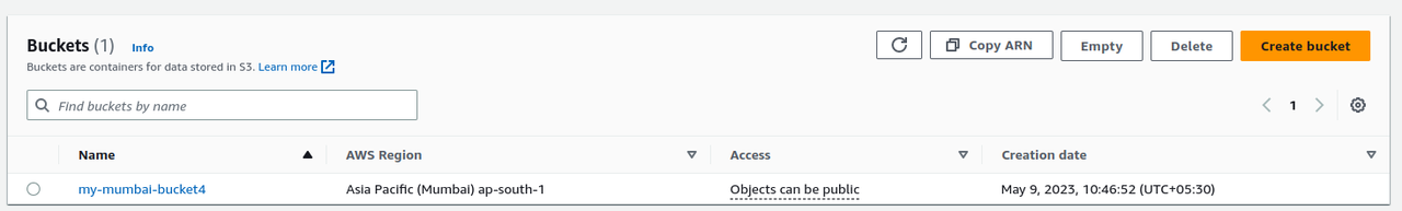 cross region replication