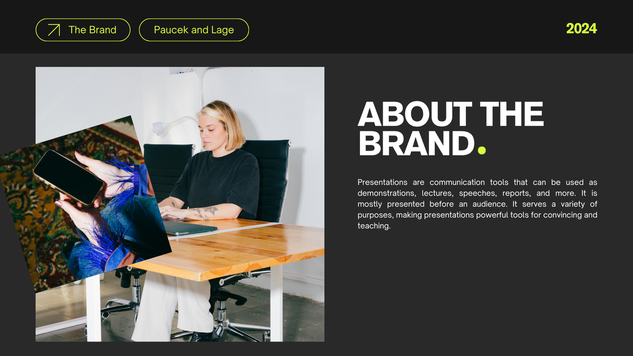 Green and Black Bold Creative Brief Presentation