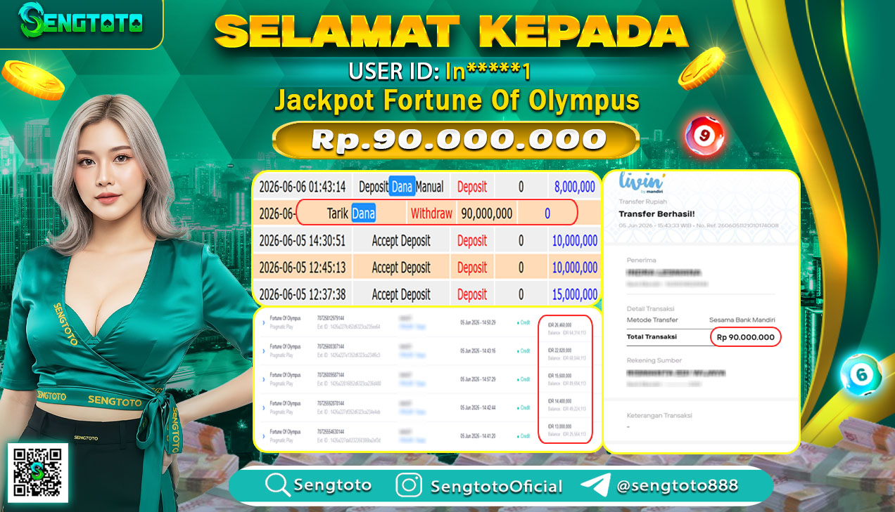 BUKTI PEMBAYARAN SLOT FORTUNE OF OLYMPUS