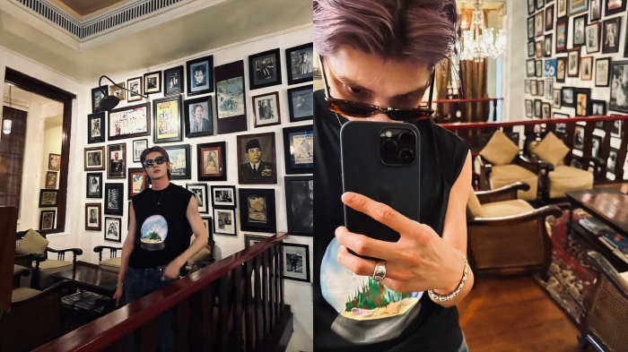 Potret keseruan Taeyong saat liburan singkat di Jakarta, sempat kunjungi kawasan wisata Kota Tua dan Kulineran bareng Jerome Polin.