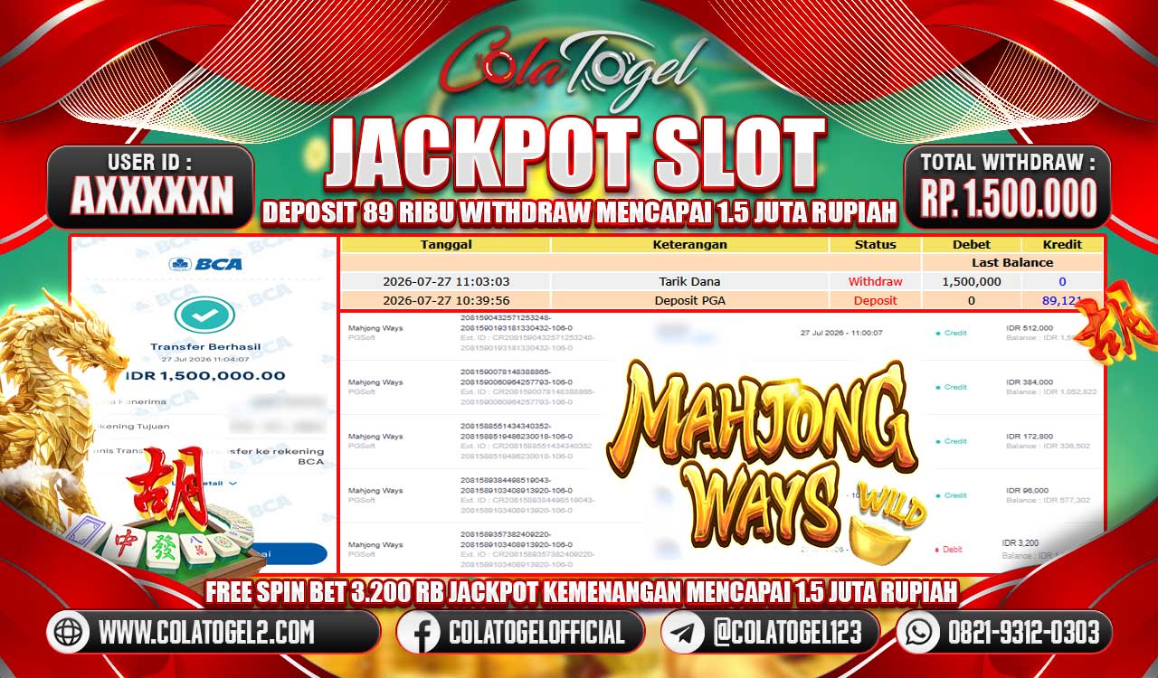 JACKPOT SLOT GACORR!!